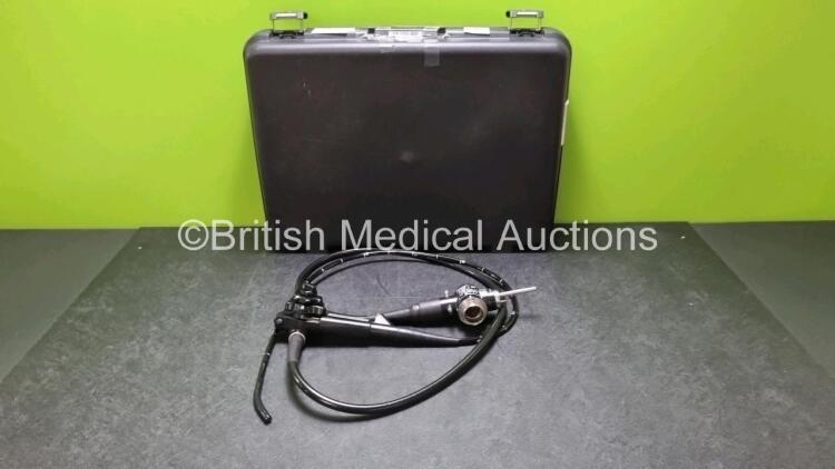 Olympus GIF-XQ240 Video Gastroscope in Case - Engineer's Report : Optical System - No Fault Found, Angulation - Not Reaching Specification - To Be Adjusted, Insertion Tube - No Fault Found, Light Transmission - No Fault Found, Channels - No Fault Found, L