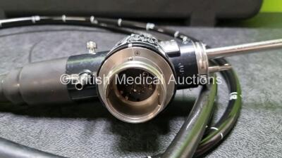 Olympus GIF-XQ240 Video Gastroscope in Case - Engineer's Report : Optical System - No Fault Found, Angulation - Not Reaching Specification - To Be Adjusted, Insertion Tube - No Fault Found, Light Transmission - No Fault Found, Channels - No Fault Found, L - 3