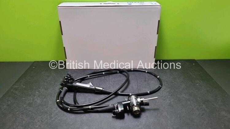 Olympus CF-H260DL Video Colonoscope In Case - Engineer's Report : Optical System - No Fault Found, Angulation - No Fault Found, Insertion Tube - No Fault Found, Light Transmission - No Fault Found, Channels - No Fault Found, Leak Check - No Fault Found *S