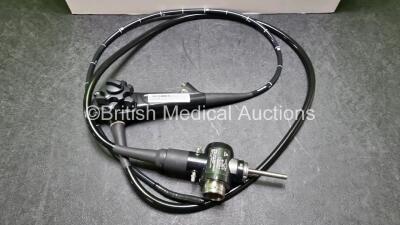 Olympus GIF-H260 Video Gastroscope in Case - Engineer's Report : Optical System - No Fault Found, Angulation - No Fault Found, Insertion Tube - No Fault Found, Light Transmission - No Fault Found, Channels - No Fault Found, Leak Check - No Fault Found *SN - 2