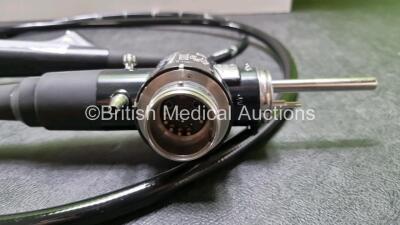 Olympus GIF-H260 Video Gastroscope in Case - Engineer's Report : Optical System - No Fault Found, Angulation - No Fault Found, Insertion Tube - Badly Kinked, Light Transmission - No Fault Found, Channels - No Fault Found, Leak Check - No Fault Found *SN 2 - 3