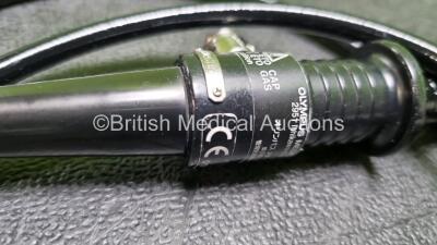 Olympus ENF-P4 Pharyngoscope - Engineers Report : Optical System 0 Broken Fibers , Angulation - No Fault Found, Insertion Tube - No Fault Found , Light Transmission - No Fault Found, Channels - No Fault Found, *SN 2825028* - 6