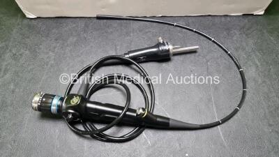 Olympus BF-1T60 Bronchoscope in Case - Engineers Report : Optical System Minor Stain , Angulation - No Fault Found, Insertion Tube - No Fault Found , Light Transmission - No Fault Found, Channels - No Fault Found *SN 2801422* - 2