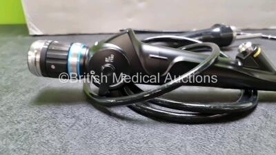 Olympus BF-1T60 Bronchoscope in Case - Engineers Report : Optical System Minor Stain , Angulation - No Fault Found, Insertion Tube - No Fault Found , Light Transmission - No Fault Found, Channels - No Fault Found *SN 2801422* - 3