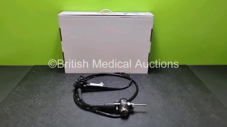 Olympus GIF-H260 Video Gastroscope in Case - Engineer's Report : Optical System - No Fault Found, Angulation - No Fault Found, Insertion Tube - Badly Kinked, Light Transmission - No Fault Found, Channels - No Fault Found, Leak Check - No Fault Found *SN 2