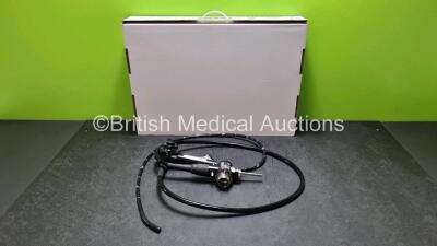 Olympus GIF-H260 Video Gastroscope in Case - Engineer's Report : Optical System - No Fault Found, Angulation - No Fault Found, Insertion Tube - No Fault Found, Light Transmission - No Fault Found, Channels - No Fault Found, Leak Check - No Fault Found *SN