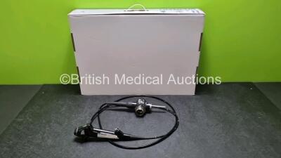 Olympus BF-260 Video Bronchoscope In Case - Engineer's Report : Optical System - No Fault Found, Angulation - No Fault Found, Insertion Tube - No Fault Found, Light Transmission - No Fault Found, Channels - No Fault Found, Leak Check - No Fault Found *SN