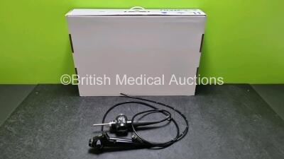 Olympus BF-1T260 Video Bronchoscope in Case - Engineer's Report : Optical System - No Fault Found, Angulation - No Fault Found, Insertion Tube - No Fault Found, Light Transmission - No Fault Found, Channels - No Fault Found, Leak Check - No Fault Found *S