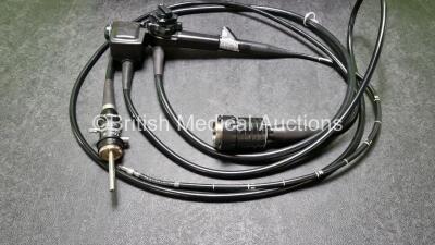 Olympus MH-908 Ultrasonic Probe In Case - Engineer's Report : Optical System - Unable to Check , Angulation - No Fault Found, Insertion Tube - No Fault Found, Light Transmission - No Fault Found, Channels - No Fault Found, Leak Check - No Fault Found *SN1 - 7