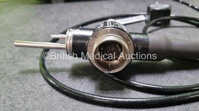 Olympus CYF-240 Video Cystoscope *Mfd 2014* in Case - Engineer's Report : Optical System - No Fault Found, Angulation - Not Reaching Specification - No Fault Found , Insertion Tube - Bending Section Rubber Split, Tube Worn, Light Transmission - No Fault F - 5