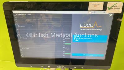 LiDCO Unity HM 92-01 Monitor *Mfd 2020* on Stand (Powers Up with Stock Power Supply - Not Included) *9201-20-0993* - 2