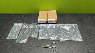 30 x Dissecting Scissors Open Shanks Straight (114.3mm) *Like New*