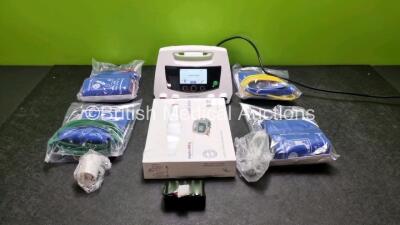 Huntleigh Dopplex ABIlity Automatic Ankle Brachial Index System (Powers Up, Like New in Box) with 4 x Ankle Cuffs in Carry Bag and Infection Control Disposable Sheets *Stock Photo*