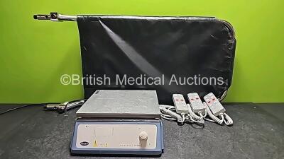 Mixed Lot Including 3 x Gardhen Bilance Controllers, 1 x Maquet 1132.65A0 /04 Transfer Board Attachment, 1 x GE CAM 14 ECG Module with 10 Leads and 1 x Stuart Hotplate SB300 (Powers Up)