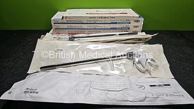 Job Lot Including 2 x Ethicon Endo-Surgery Endopath ETS-Flex-Endoscopic Articulating Linear Cutter 35mm Standard Ref ATB35, 1 x Ethicon Endo-Surgery Gastric Calibration Tube Ref GCT-180, 1 x Ethicon Endo-Surgery ETS-Flex-Endoscopic Articulating Linear Cut