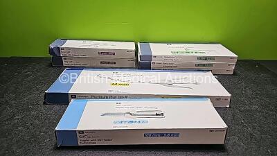 Job Lot Including 3 x Covidien Roticulator Auto Suture Articulating Staplers 55mm-4.8mm Ref 017614, 2 x Covidien Poly GIA Auto Suture Stapler with Polysorb Staples 75mm-.060'' Ref 030775,1 x Covidien GIA Auto Suture Stapler with DST Series Technology 100