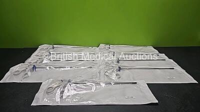 9 x Lap Works Maryland Dissecting Forceps Non-Ratchet 5mm/33cm Ref LM705 *All Expired*