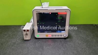 Mindray iPM 12 Patient Monitor (Powers Up) Including ECG, SpO2, IBP1, IBP2, NIBP, T1 and T2 Options with Mindray CO2 Module Including IBP and C.O Options and Various Patient Monitoring Cables