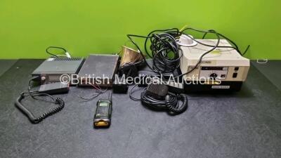 Mixed Lot Including 1 x Philips FM1000 Unit, 1 x Tait 200 Unit, 1 x Eschmann TDB60 Unit with Footswitch (Cut Cable), 1 x Tristar 707 Unity and 1 x Motorola Walkie Talkie