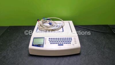 Mortara ELI 250 ECG Machine (Powers Up) with 10 Lead ECG Lead *SN 107511905163*