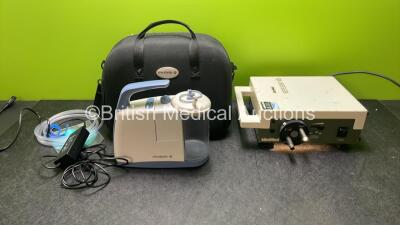 1 x Medela Clario Suction Pump with Power Supply and Carry Case and 1 x KeyMed Keylight MS Light Source (Both Power Up) *48170 /' 1392899*