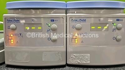 2 x Fisher & Paykel MR850AEK Respiratory Humidifier Units and 1 x Fisher & Paykel Ambient Tracking HC150 *SN 120305001886 / 080331008841 / 200723455963* - 4