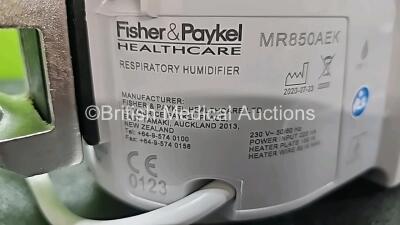 2 x Fisher & Paykel MR850AEK Respiratory Humidifier Units and 1 x Fisher & Paykel Ambient Tracking HC150 *SN 120305001886 / 080331008841 / 200723455963* - 8