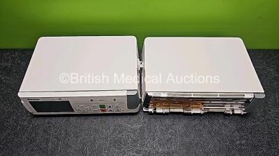 2 x Baxter EvoIQ LVP Infusion Pumps (No Power and 1 x Damaged - See Photo) *SNSK80706866 / SK00604127* - 2