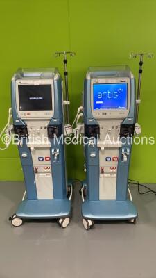 2 x Gambro Artis Dialysis Machines Running Hours 34038 / 16869 (Both Power Up)