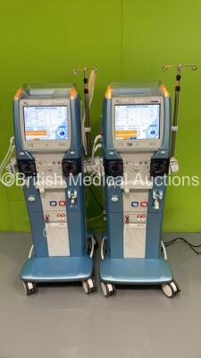 2 x Gambro Artis Dialysis Machines Running Hours 32805 / 17248 (Both Power Up)