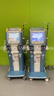 2 x Gambro Artis Dialysis Machines Running Hours 10009 / 44451 (Both Power Up)