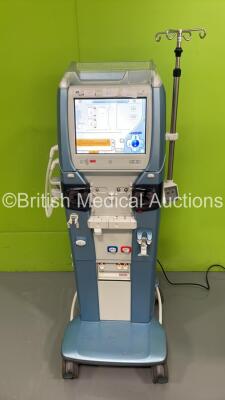 Gambro Artis Dialysis Machine Running Hours 48244 (Powers Up - Damage to Rear Casing - See Photo\)