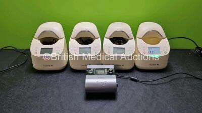 Mixed Lot Including 1 x ResMed S9 Autoset CPAP Units (Powers Up) with 1 x Power Supply and 4 x Medela Warming Units (3 x Power Up) *SN 2323200777 / 13066803 / 1308347 / 1308590 / 1308167*