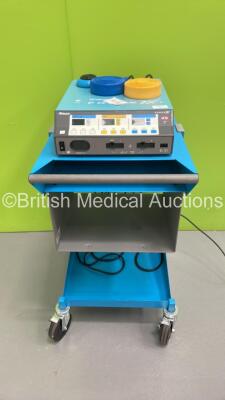 Valleylab Force FX-8CS Electrosurgical / Diathermy Unit on Stand with Dual Footswitch and Dome Footswitch (Powers Up) *S/N SF9a03754A*