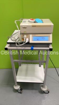 Sonocaid Team IP Fetal Monitor on Stand with Sonicaid Team Trend Printer and 2 x Transducers (Powers Up) *S/N 738XM0109275-07*