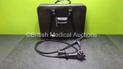 Fujinon EG-530FP Video Gastroscope in Case - Engineers Report : Optical System - Reported To Be In Working Order, Angulation - No Fault Found, Insertion Tube - No Fault Found, Light Transmission - No Fault Found, Channels - No Fault Found Leak Check - No 