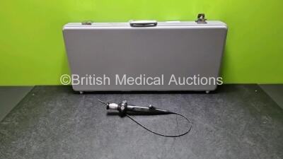 Karl Storz 11302 BDD2 Flexible Video Laryngoscope in Carry Case - Engineer's Report : Optical System - 2 Broken Fibres, Angulation - No Fault Found, Insertion Tube - No Fault Found *2206503*