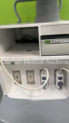 GE Voluson E8 Flat Screen Ultrasound Scanner *S/N D051335* **Mfd 01/2009** with 2 x Transducer / Probes IC5-9-D Ref 5194434 *Mfd 02-2009* and M6C Ref 5181441 *Mfd 2006* Sony UP-D897 Digital Graphic Printer (HDD REMOVED - Powers Up) - 4