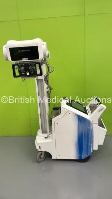 GE Optima Mobile X-Ray Model No 5555000-3 (Powers Up) *S/N 1028062WK6* **Mfd 03/2012**