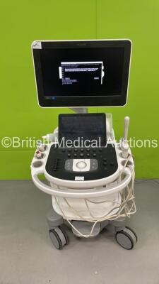 Philips Epiq 5G Flat Screen Ultrasound Scanner Ref 989605408541 Svc HW A.0 *S/N US814C0461* **Mfd 2014** Software Version *na* with 4 x Transducers / Probes (3D9-3v / S5-1 / L18-5 and C5-1) (Powers Up with Error)