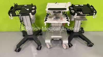 2 x SonoSite Stands and 1 x GE Vivid i-Cart