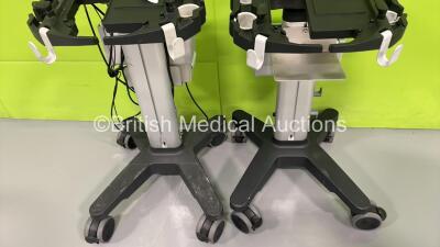 2 x SonoSite Stands and 1 x GE Vivid i-Cart - 2