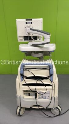 GE Vivid 7 Dimension Flat Screen Ultrasound Scanner *S/N 10073V7L* **Mfd 03/2008** with 2 x Transducer / Probes (3V Ref 2403680 *Mfd 02/2007*/ M4S Ref 5129041 *Mfd 02/2011*) (Powers Up) ***IR397*** - 7