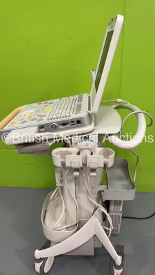 Philips CX50 Flat Screen Ultrasound Scanner Ref 989605384711 *S/N SG412302708* **Mfd 2014** SVC HW A.2 Software Version 3.1.2 with 3 x Transducers / Probes (C10-3v / L12-3 and C5-1) on Philips CX50 Stand with Carry Case (Powers Up) - 4