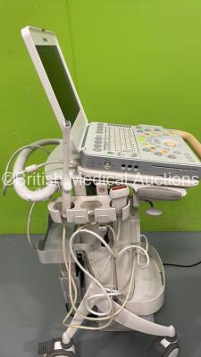 Philips CX50 Flat Screen Ultrasound Scanner Ref 989605384711 *S/N SG412302708* **Mfd 2014** SVC HW A.2 Software Version 3.1.2 with 3 x Transducers / Probes (C10-3v / L12-3 and C5-1) on Philips CX50 Stand with Carry Case (Powers Up) - 5