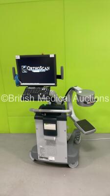 OrthoScan Mini C-Arm Ref 1000-0004 with Wireless Footswitch (Powers Up) *S/N 5F0560* **Mfd 02/2013**