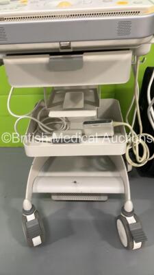 Philips CX50 Flat Screen Ultrasound Scanner Ref 989605384711 *S/N SG91400124* **Mfd 2014** SVC HW C.0 Software Version 4.0.2 with 3 x Transducers / Probes (C10-3v / L12-3 and C5-1) on Philips CX Cart with Carry Case (Powers Up) - 4