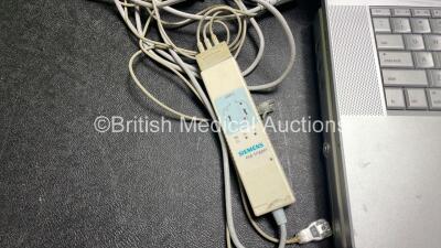 Siemens Acuson P50 Portable Ultrasound System with Siemens 4V2 Transducer / Probe, Power Supply in Carry Case (Powers Up) - 8