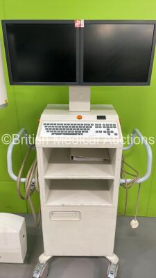 Siemens SIREMOBIL Compact L X-Ray C-Arm Model No 08630506 with Dual Flat Screen Image Intensifier (Powers Up - HDD REMOVED) *S/N 32027* **Mfd 2013** ***IR394*** - 2