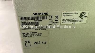 Siemens SIREMOBIL Compact L X-Ray C-Arm Model No 08630506 with Dual Flat Screen Image Intensifier (Powers Up - HDD REMOVED) *S/N 32027* **Mfd 2013** ***IR394*** - 8